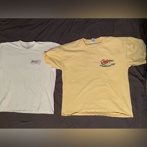 2 XL Jimmy Buffett 2004 tour tshirts